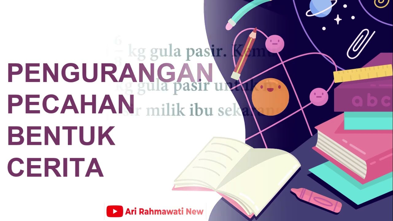 Cara Mengurangkan Pecahan dengan Penyebut Sama