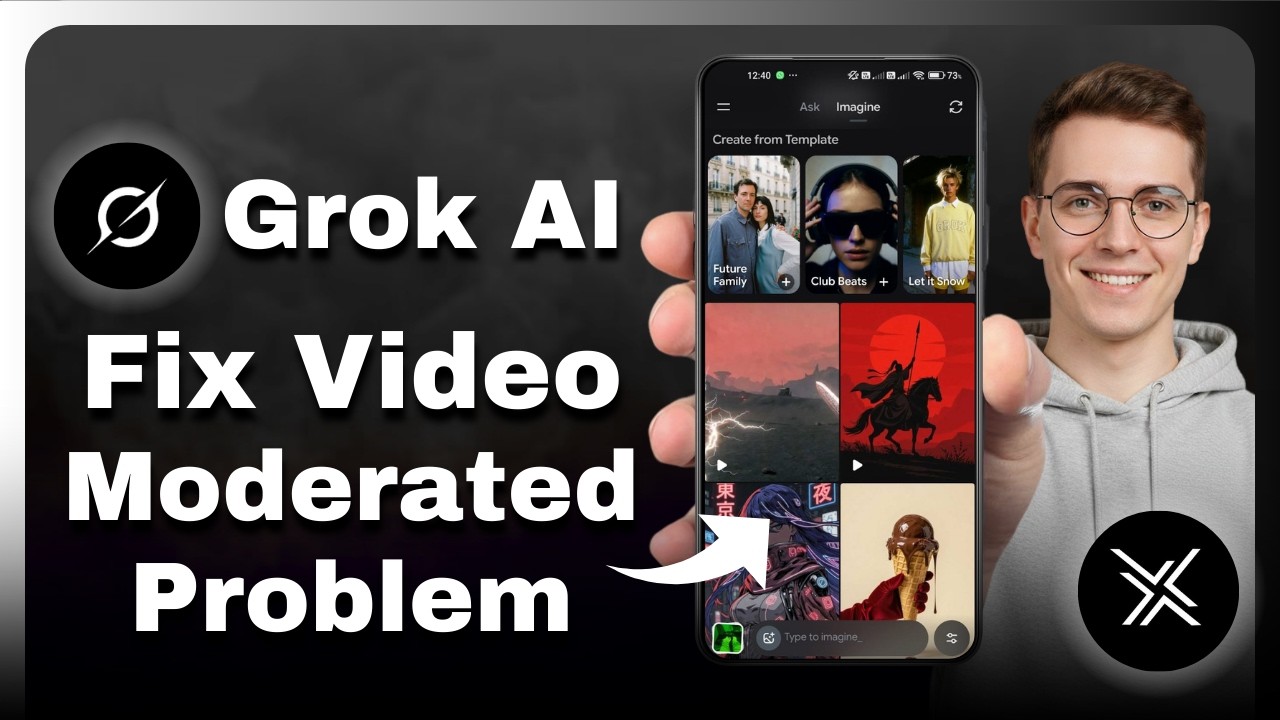 Как исправить ошибку модерации видео в Grok AI &mdash; ошибка службы модерации видео в Grok AI