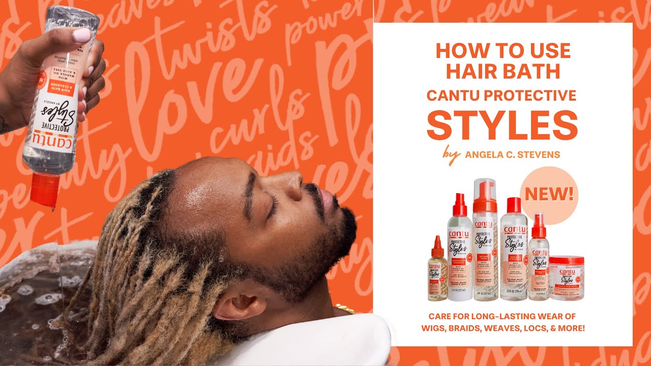 How to Use Cantu Protective Styles by Angela Hair Bath
