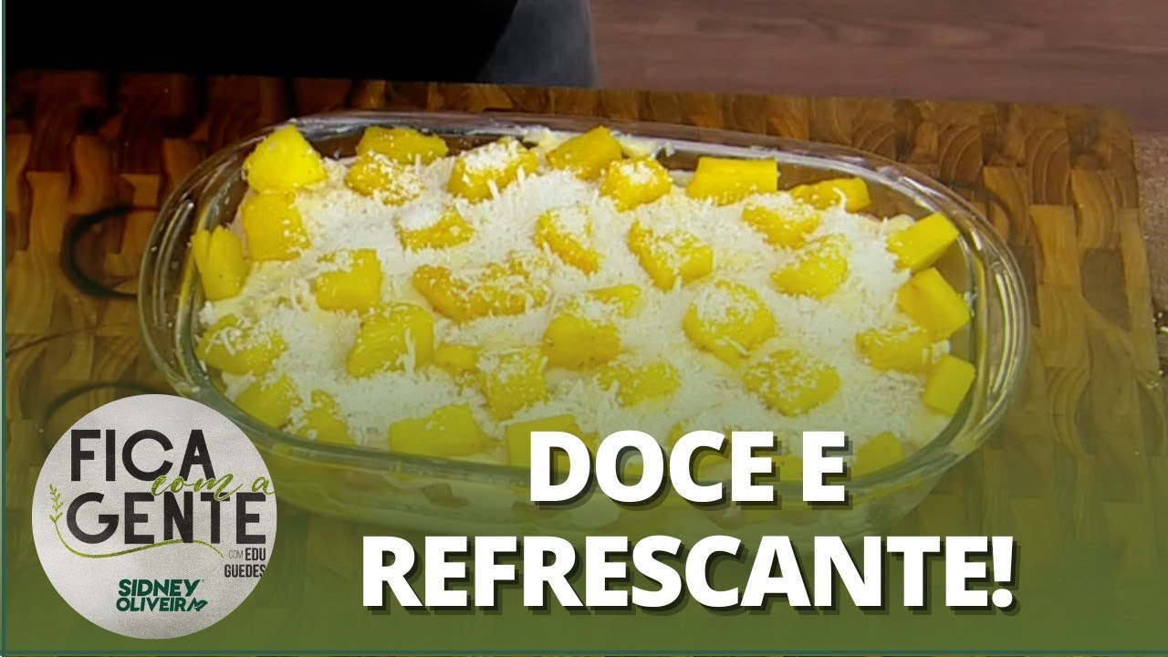 Pavê de abacaxi com coco | Fica com a Gente