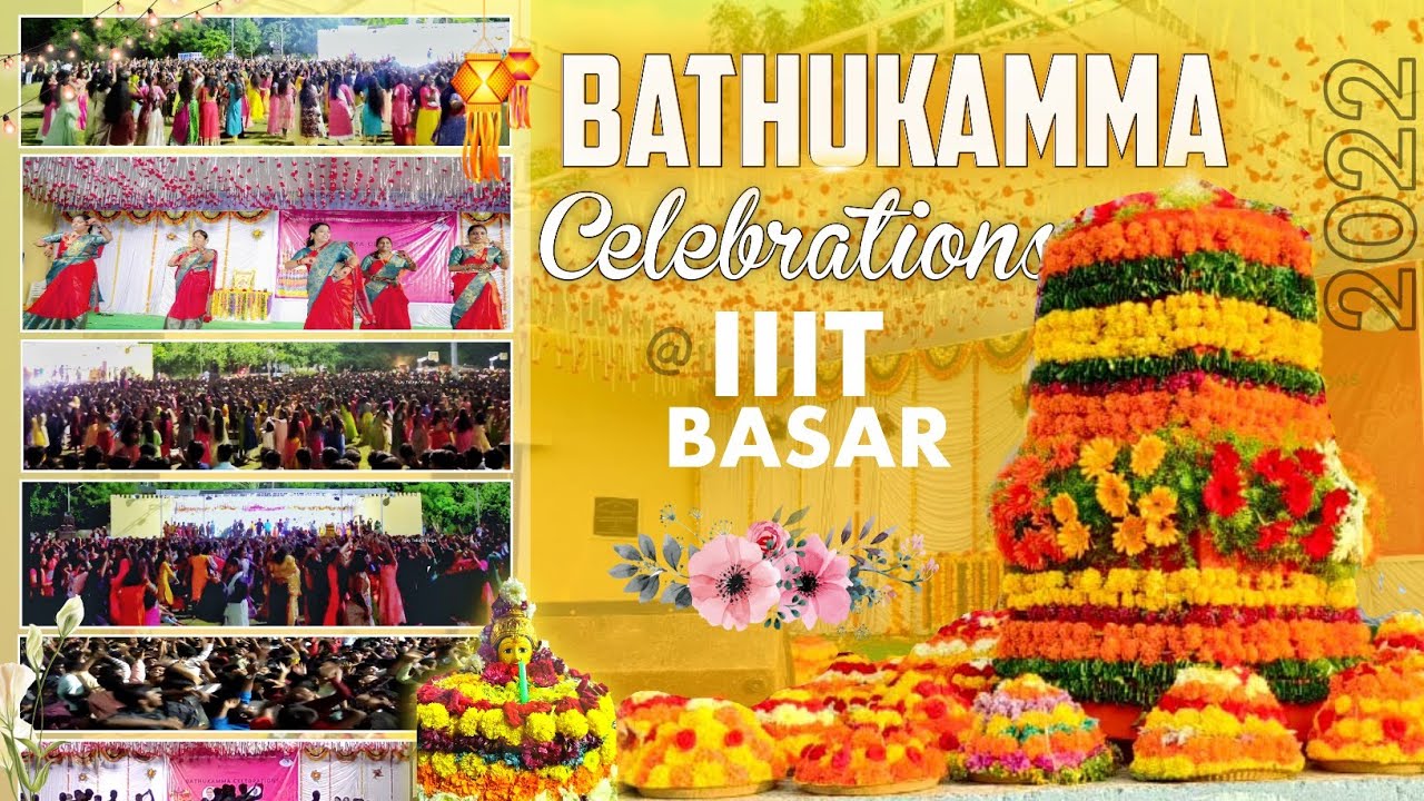 Bathukamma Celebrations ft.IIIT Basar | 2022 | Life at RGUKT | Rgukt Vlogs | IIIT BASAR