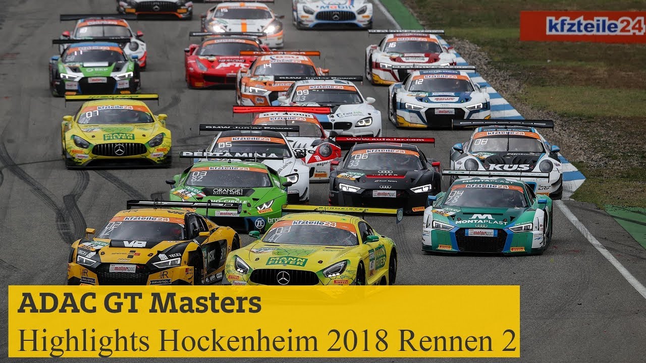 Highlights ADAC GT Masters Rennen 2 Hockenheim 2018