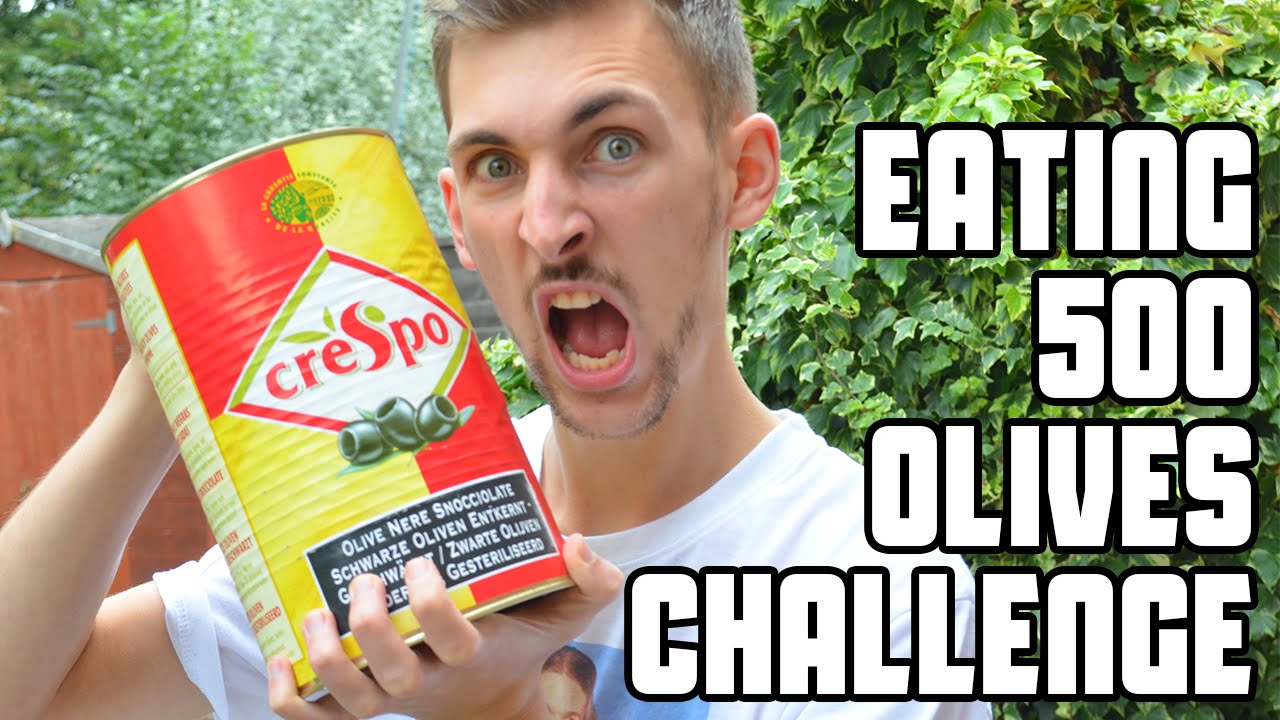 Eating 500 Olives Challenge | WheresMyChallenge