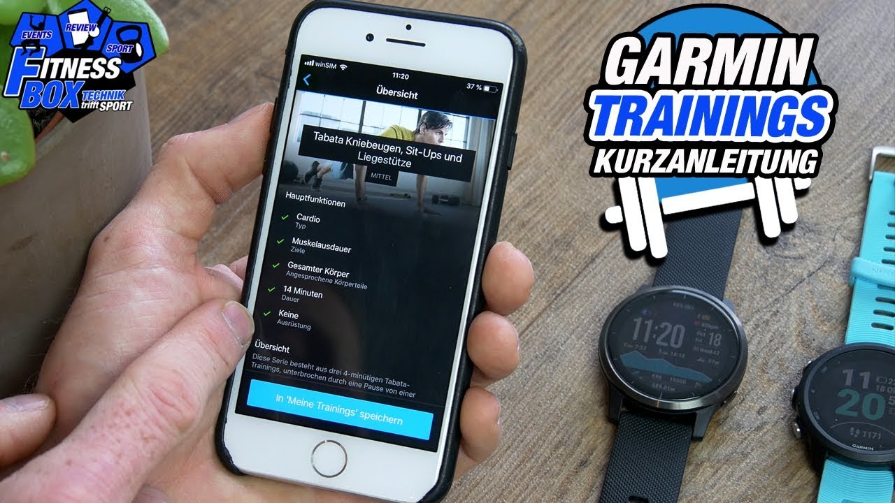 Kurzanleitung: Trainings & Workouts (Connect App) auf Garmin-Sportuhr übertragen & wiedergeben