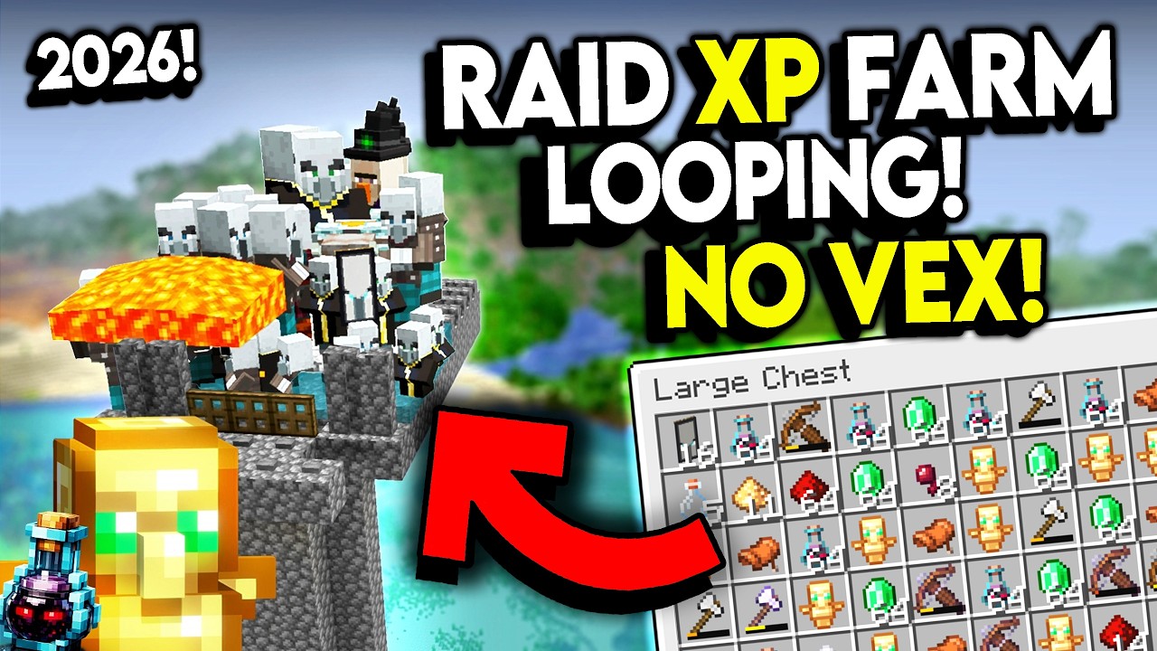 1,530 In 5 Minutes! BEST New RAID Farm in Minecraft 1.21+