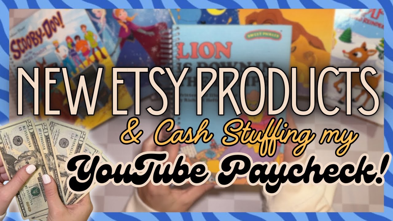 Новые товары Etsy и наполнение моей зарплаты на YOUTUBE!✨🦋