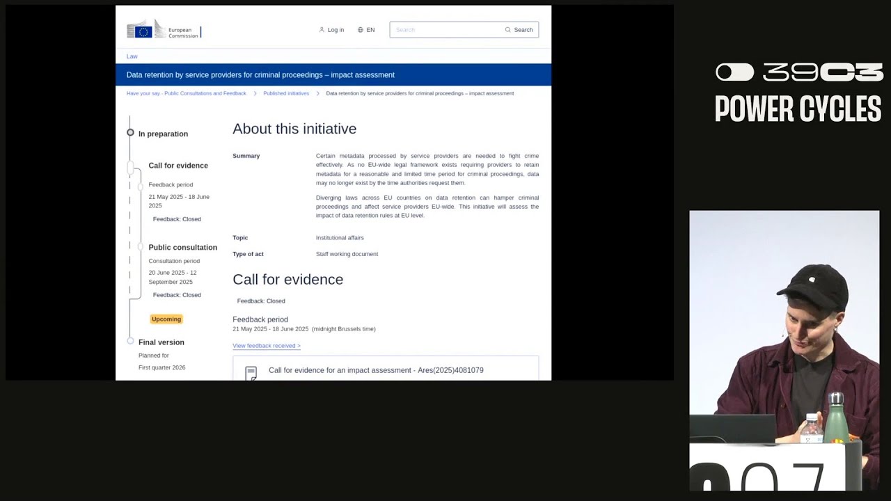 39C3 - The Last of Us -  Fighting the EU Surveillance Law Apocalypse