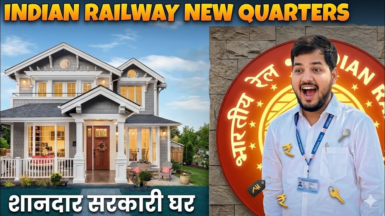 Indian Railway quarters । Type 02 & 03 Railway quarter your । RRB NTPC 2025 । #rrbntpc #motivation 