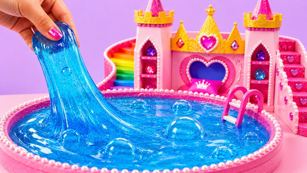 😱 ГИГАНТСКИЙ бассейн со слаймом в замке принцессы! 💦🏰✨