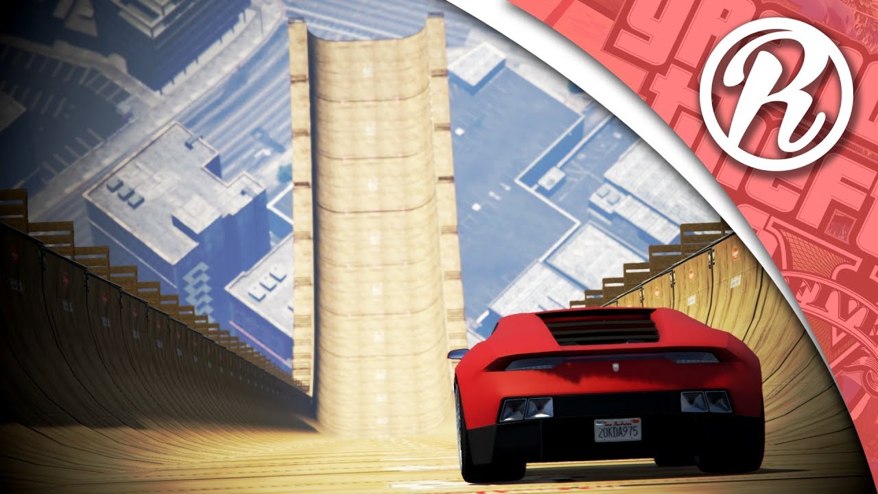 [GTA5] DE GROOTSTE STUNT JUMP IN GTA 5 ONLINE!! - Royalistiq