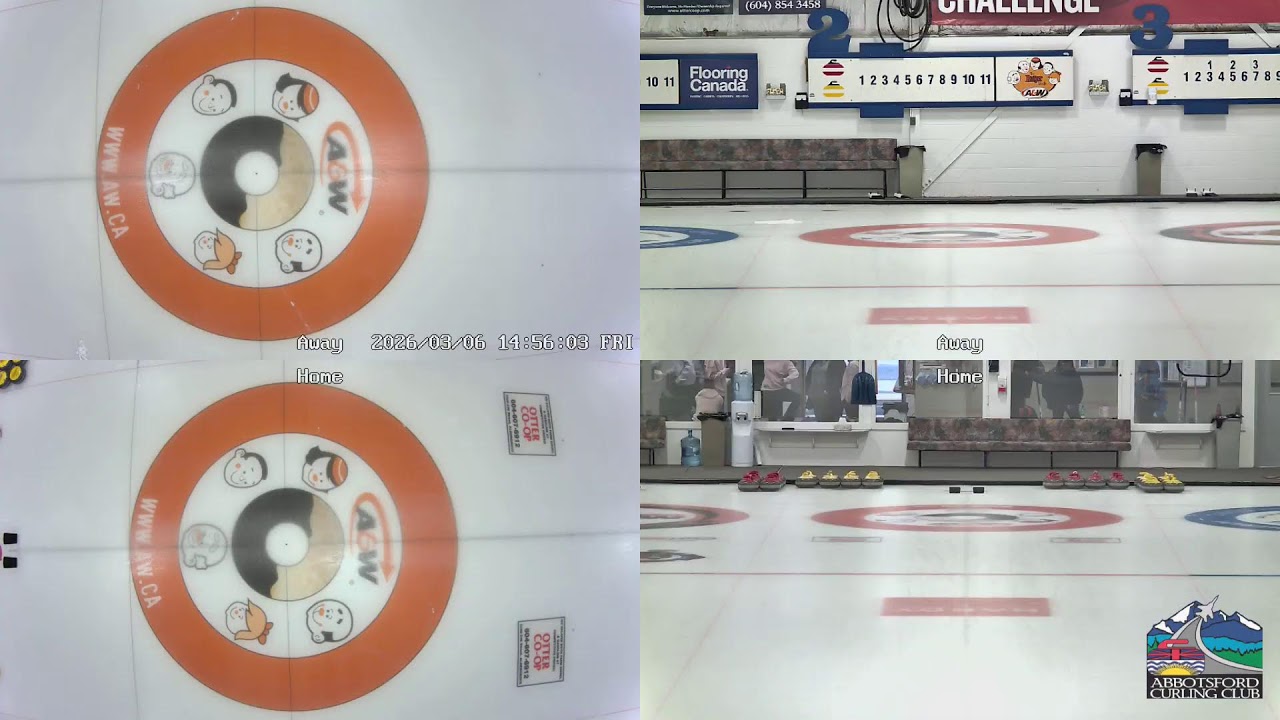 Sheet 2 - 2026 BC Mixed Doubles Curling Championship - Draw 1 (2026-03-06)