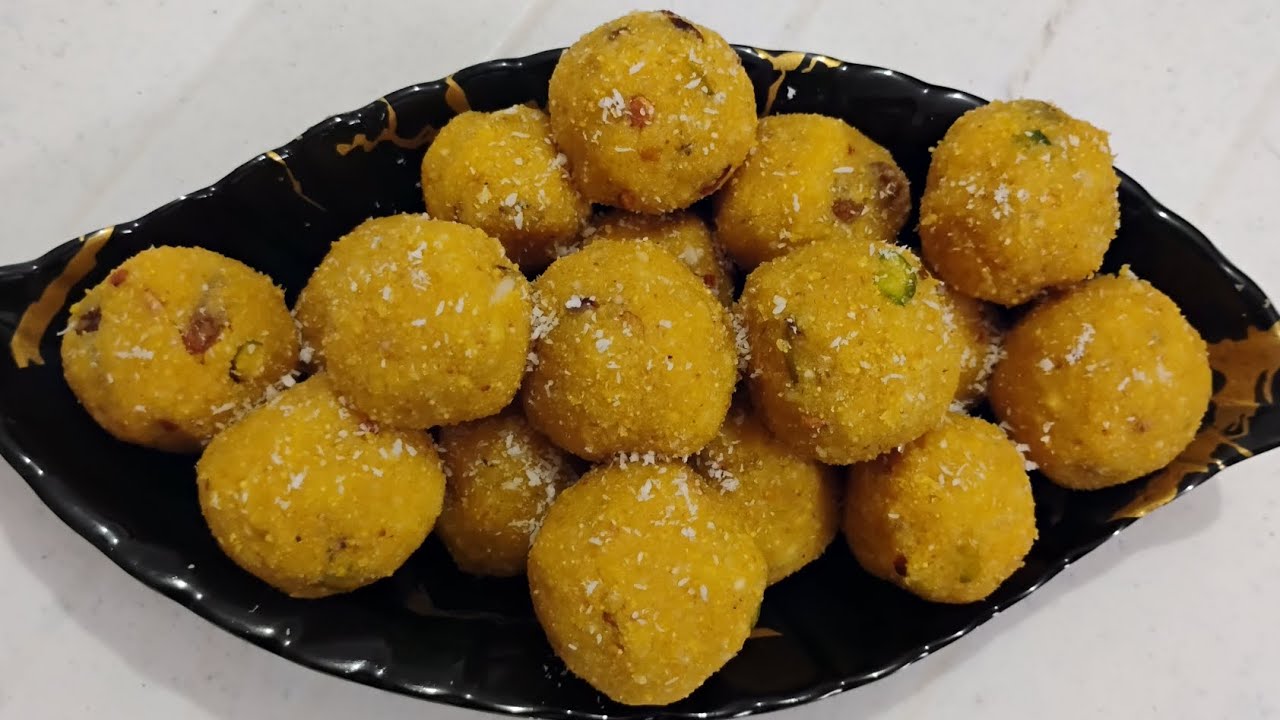 Instant besan laddu easy recepie. Without sugar syrup .