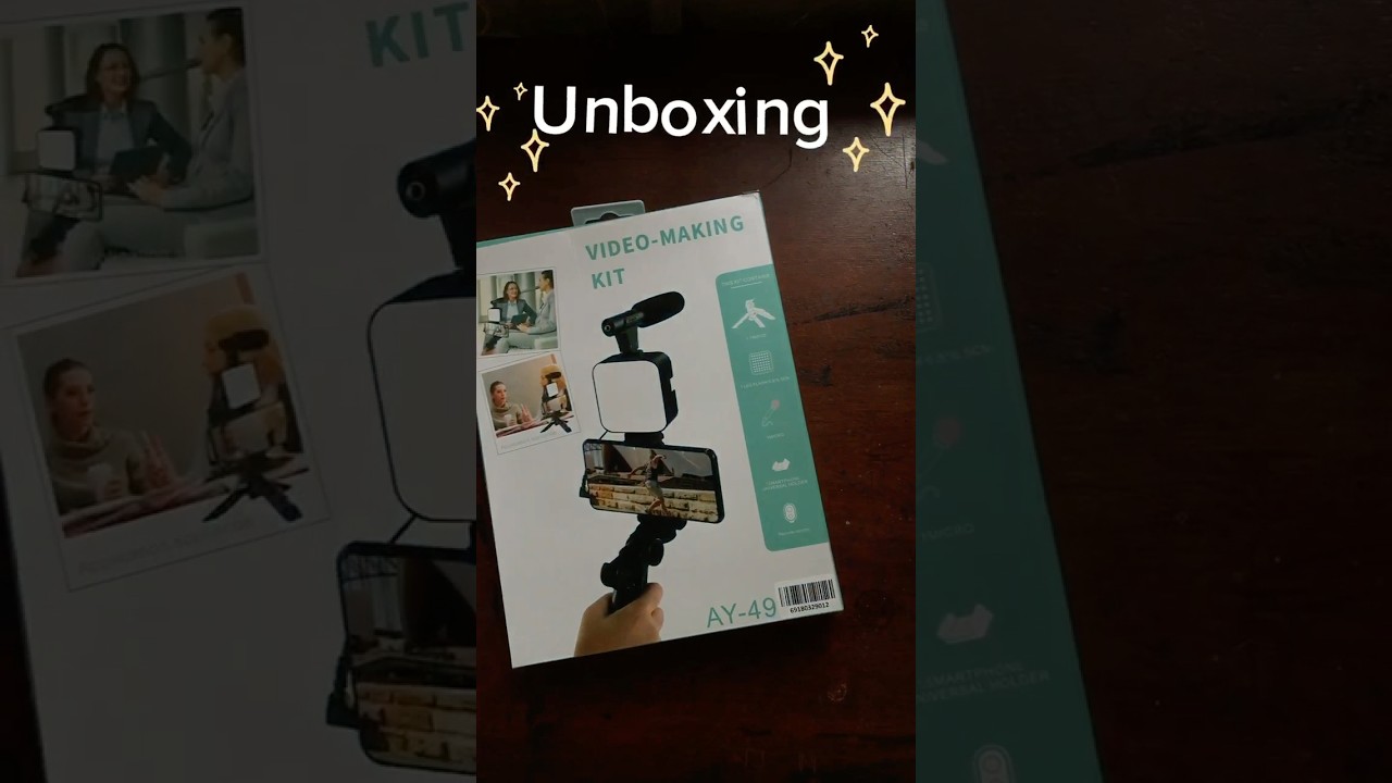 Vlogging Kit Unboxing 📦 #fyp #vloggingkit #unboxing