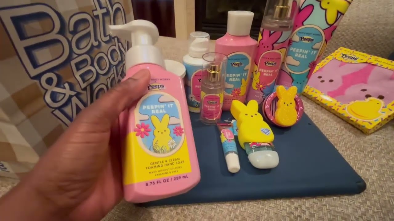 Bath and Body Works Peeps 🐣Haul + What I got with rewards ?😃🛍️