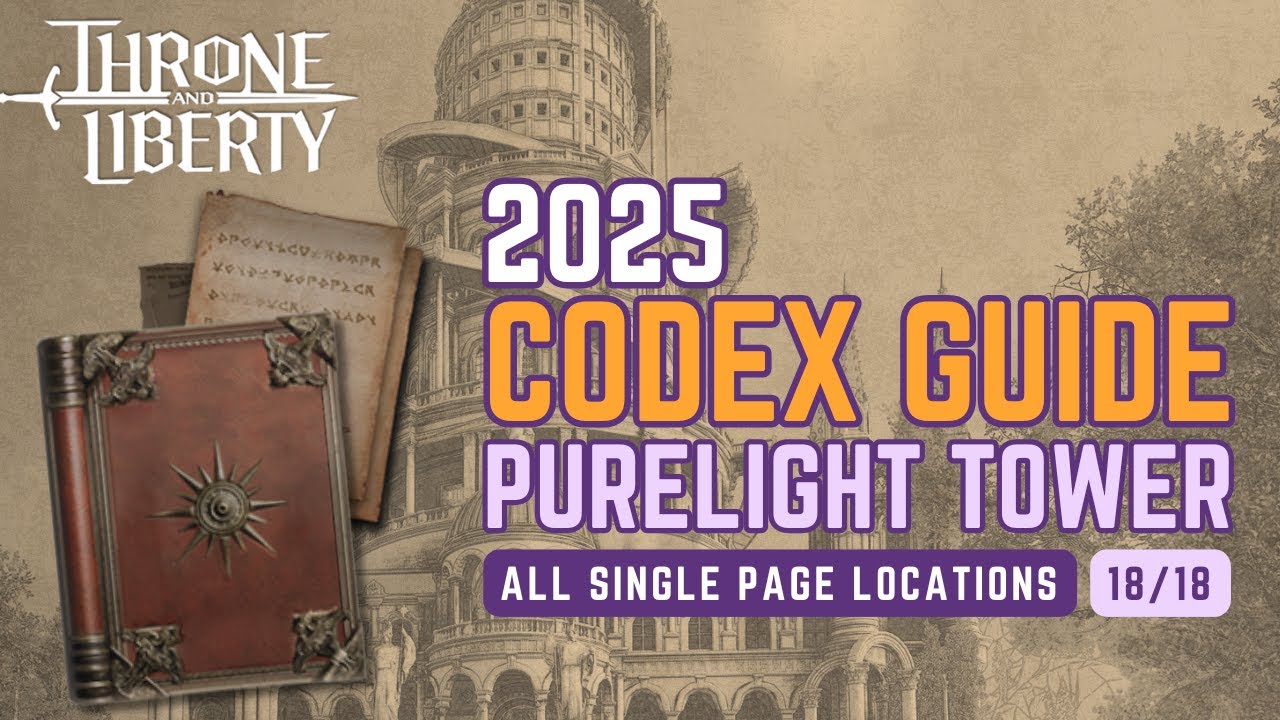 2025 Throne and Liberty Near Purelight Tower Collection Guide