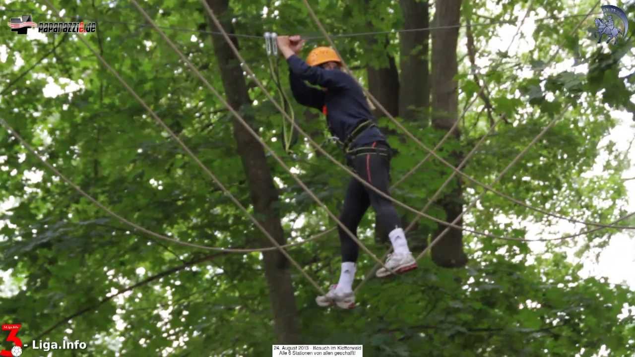Besuch im Kletterwald - 24.8.2013