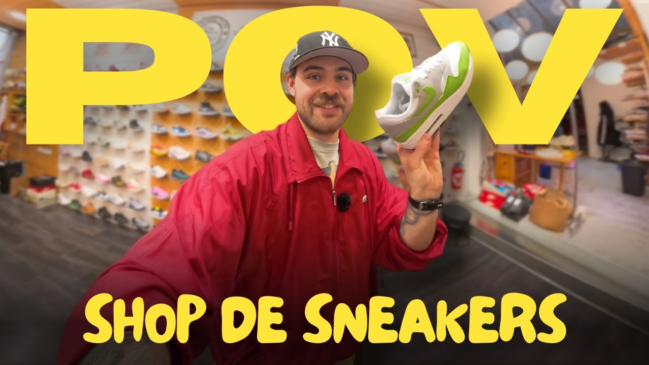 La vraie vie dans mon shop de sneakers