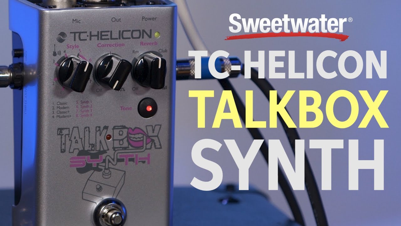 TC-Helicon Talkbox Synth Pedal Demo
