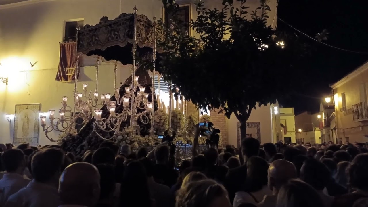 🔴🎥Virgen de las Angustias Coronada'' Visita la Capilla del Carmen Sanlúcar la Mayor 2023.