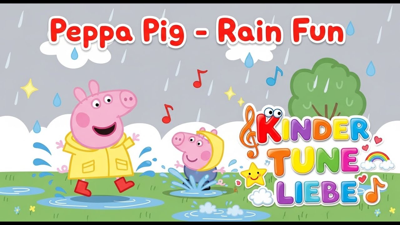Peppa Pig New Rain Adventure | 2D Cartoon for Kids | Funny & Educational Video 2025
