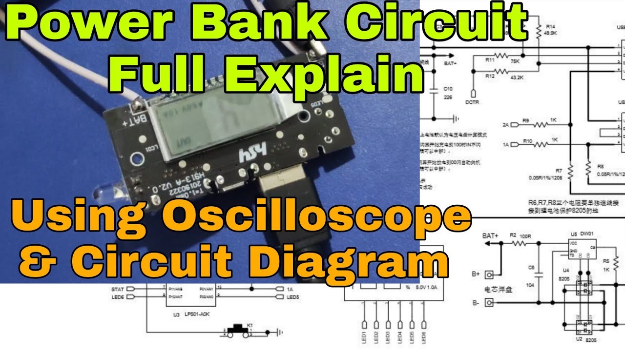 #EP-224 Power Bank Module (1Amp or 2Amp)Repair Guide using Oscilloscope
