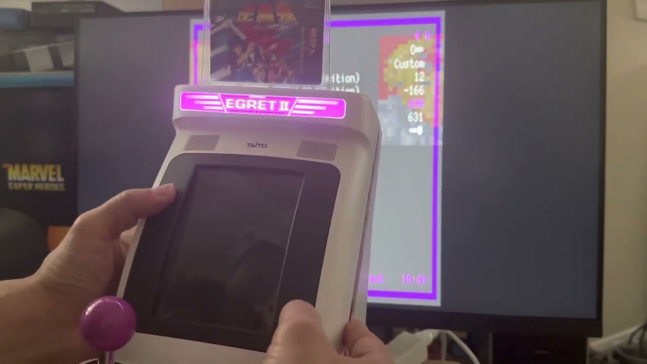 Taito Egret II mini hacked- HDMI TV out setup