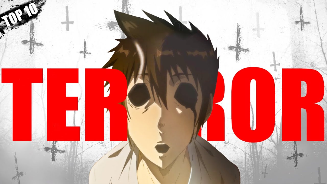 TOP 10 ANIMES de TERROR m&aacute;s PERTURBADORES /especial Halloween🎃