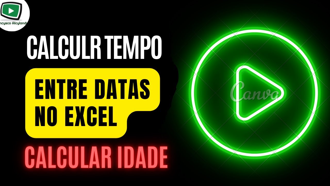 Como calcular anos, meses e dias entre datas no Excel.