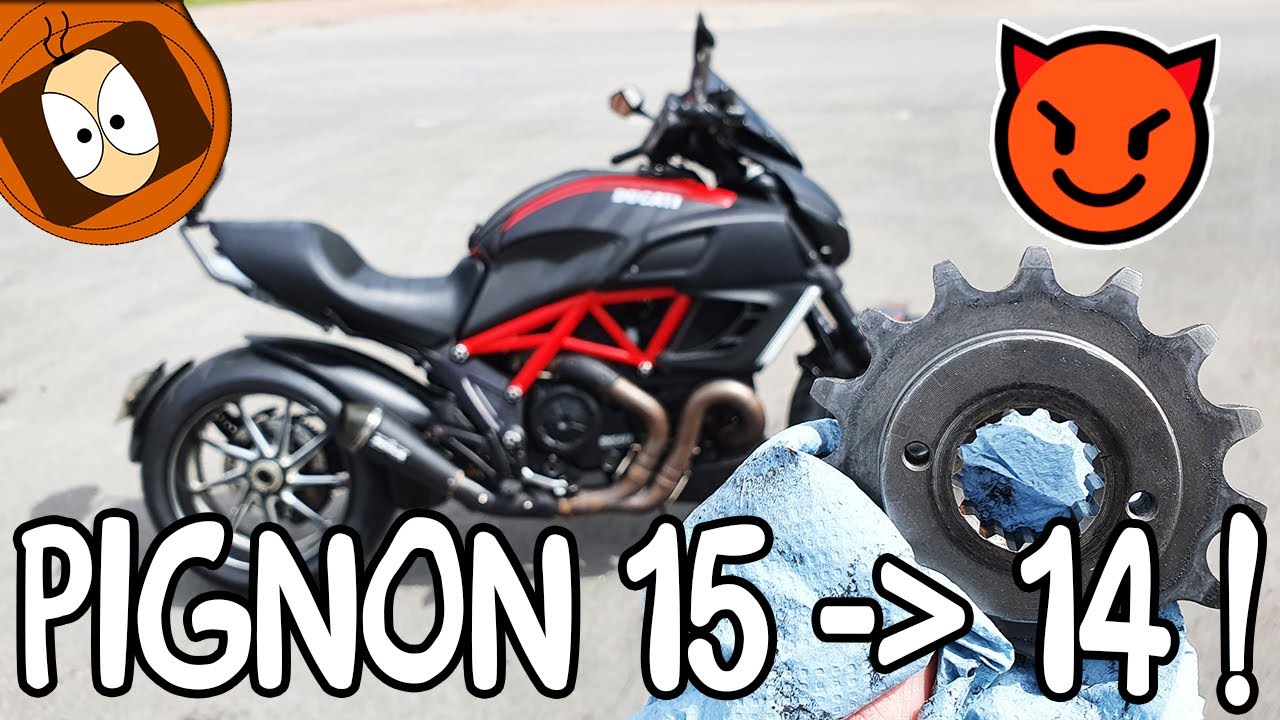 DUCATI DIAVEL VLOG : ON CHANGE DE PIGNON + SONOMÈTRE 😈!