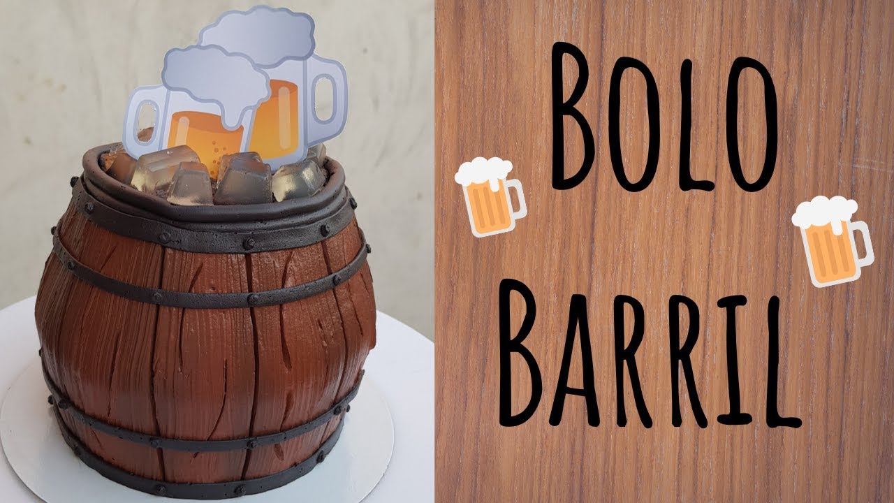 BOLO BARRIL | Bolo tema boteco🍻