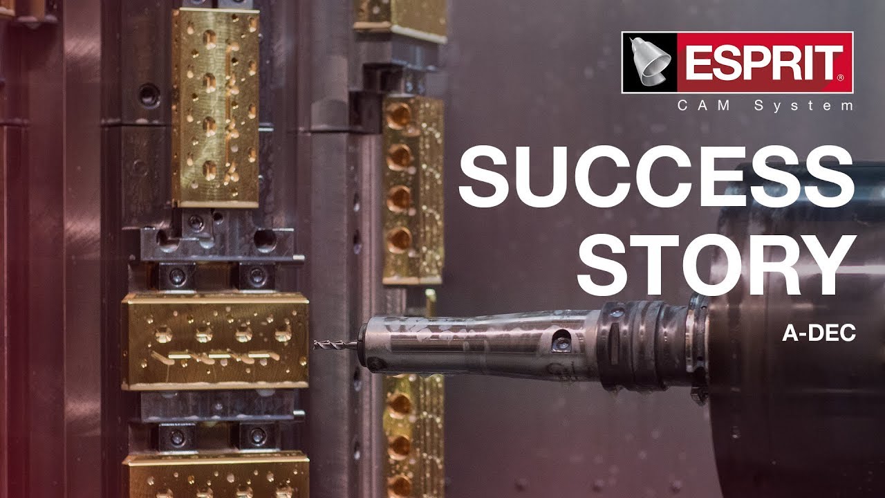A-dec increases machine tool productivity by up to 100% using ESPRIT