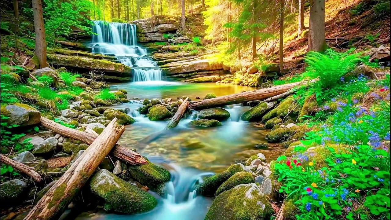 Calming River Sound for Deep Sleep | Natural Healing Ambience for Health and Peace
