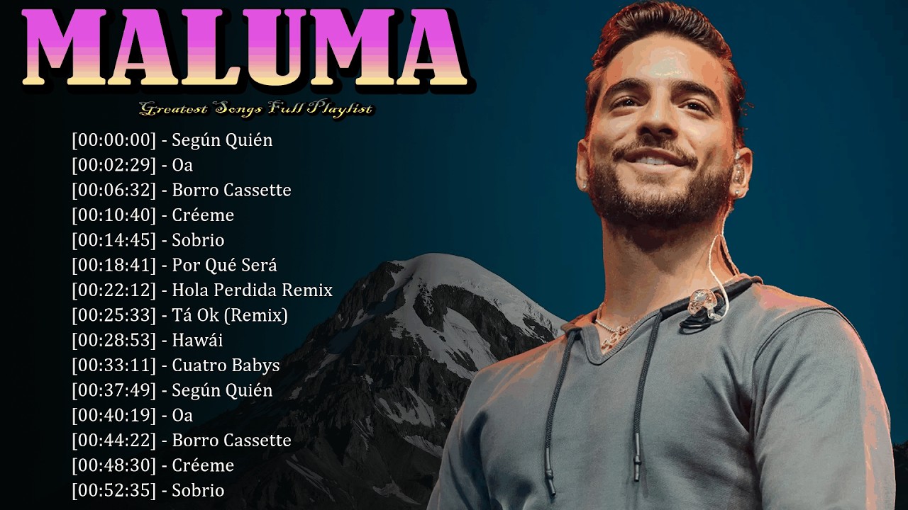 Maluma – Streaming hits that keep fans moving nonstop 🎶🔥