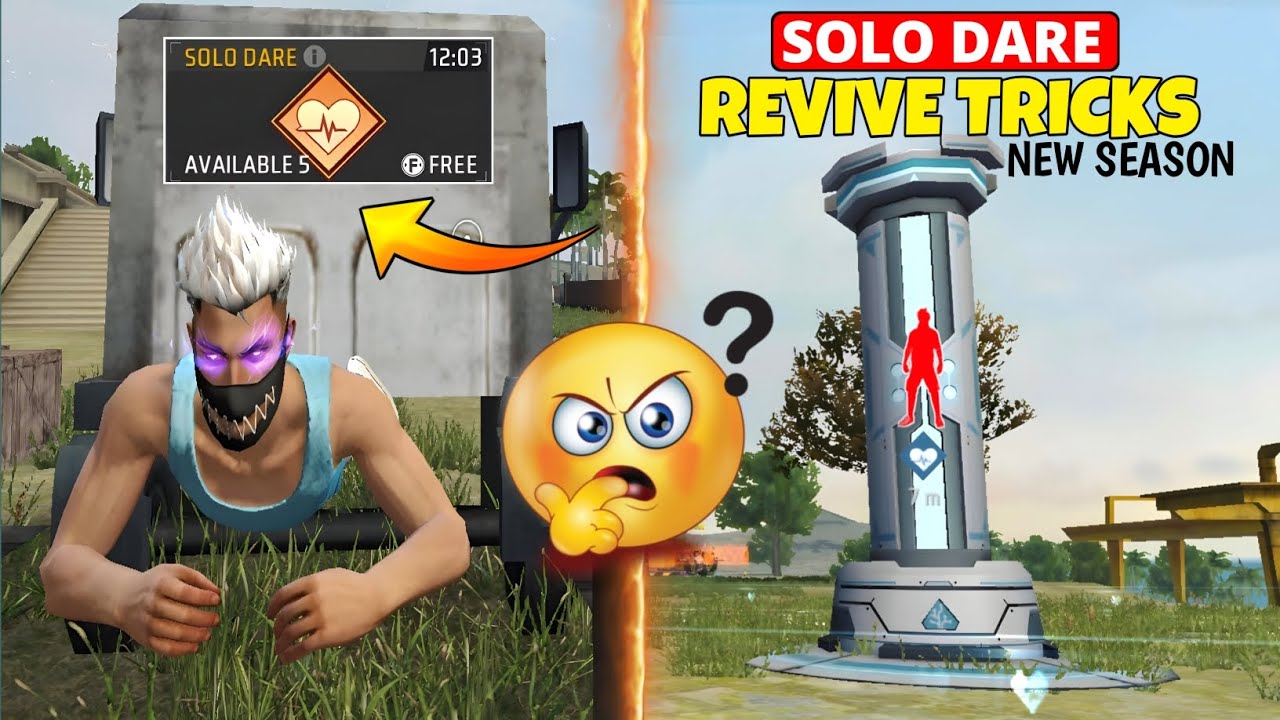 Solo Dare 🌟 Location Hide Trick || BR - Ranked Solo Dare New Trick 2025 - Garena Free Fire