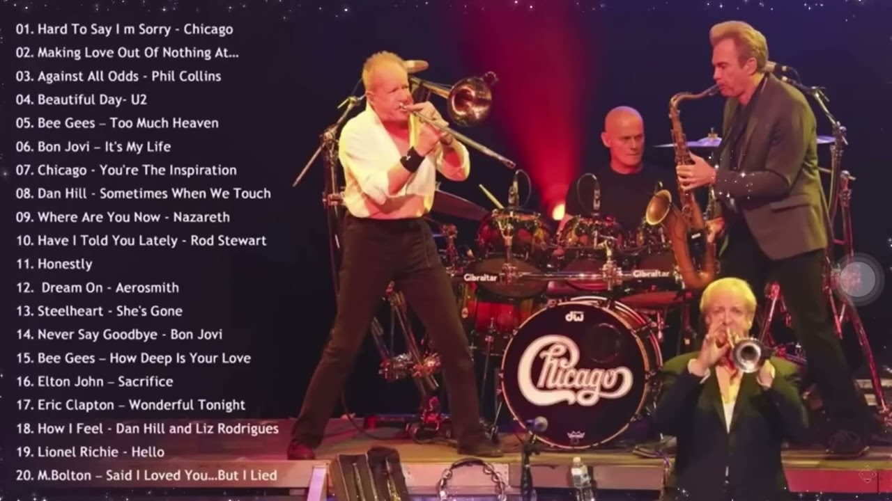 Chicago, Air Supply, Bee Gees, Phil Collins, Steel Heart, and more… A classic soft rock songs #rock