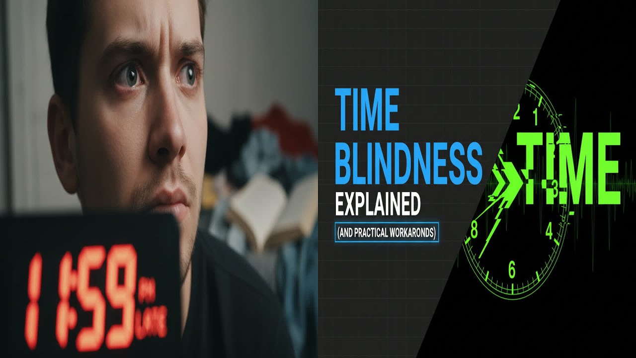 Time Blindness EXPLAINED: 5 Pro Tips to Master Your Schedule (ADHD Guide)
