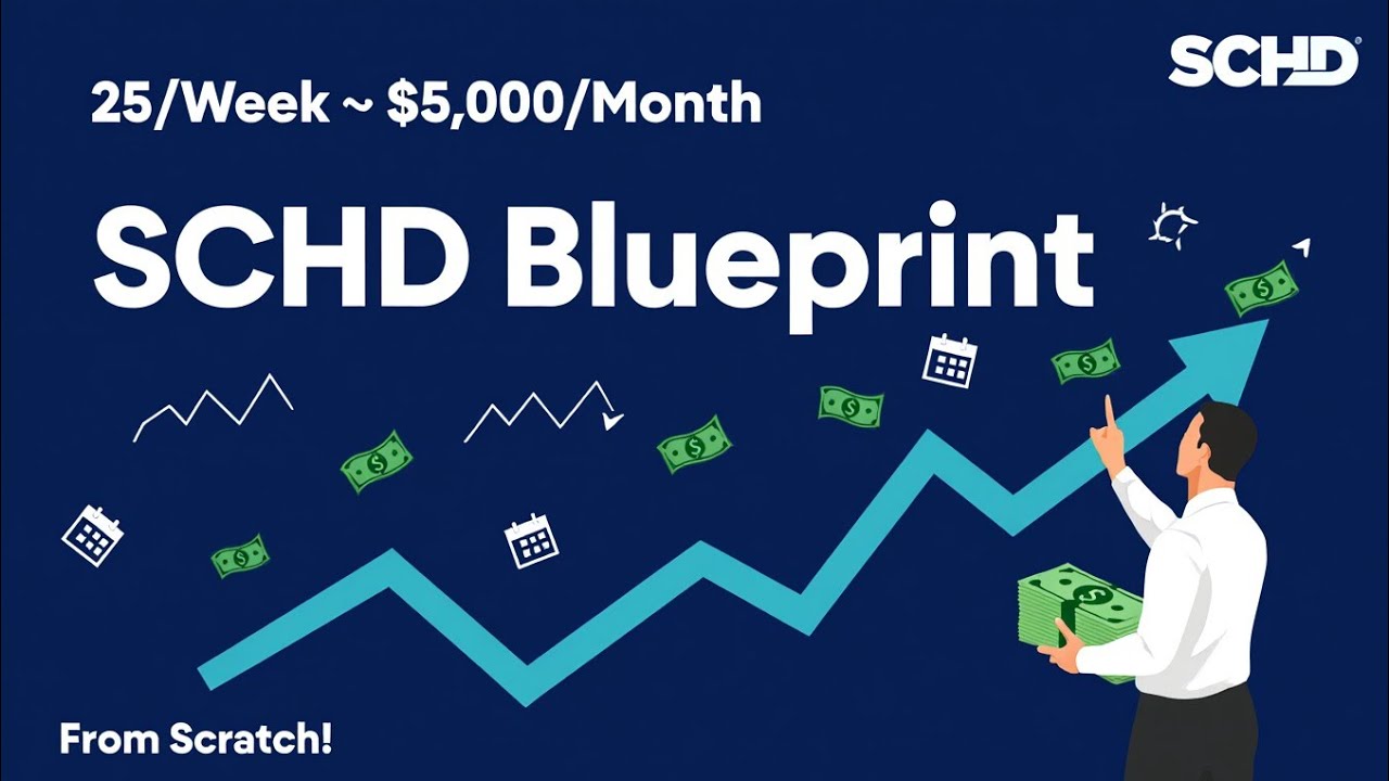How to Turn $25/Week Into $5,000/Month with SCHD | Dividend ETF Passive Income Strategy
