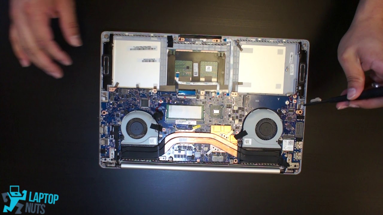 Laptop Asus Zenbook Pro UX501V Disassembly Take Apart Sell. SSD, motherboard, cpu, heatsink and fan.