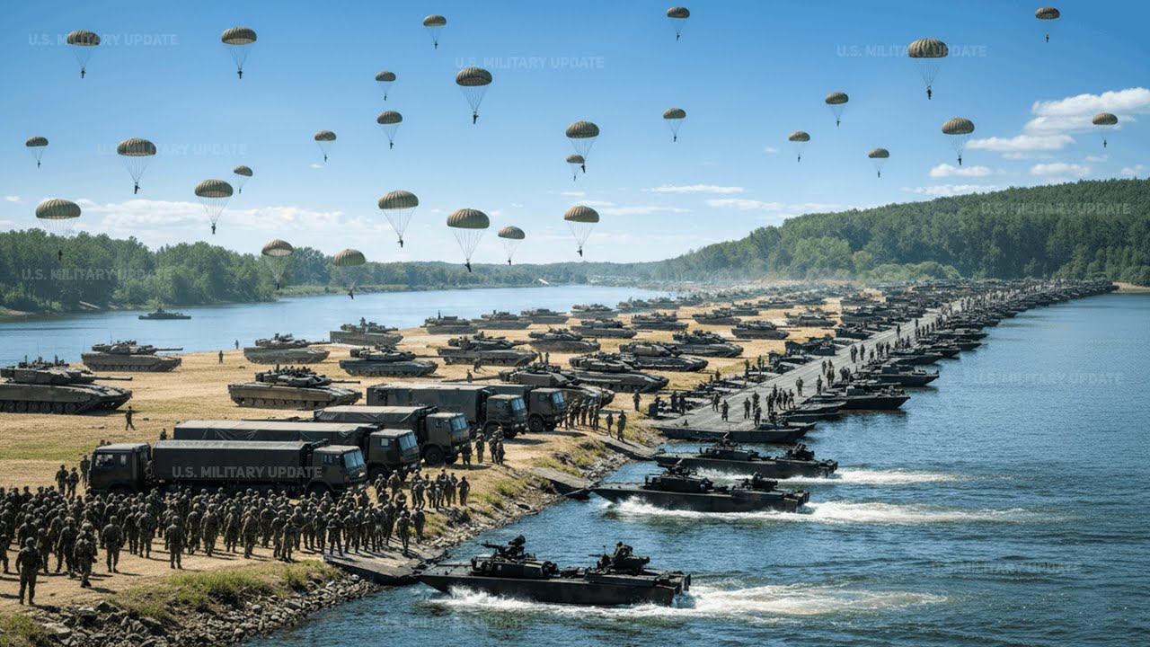 РОССИЯ В ПАНИКЕ! 6000 американских и польских военнослужащих прибыли к российской границе