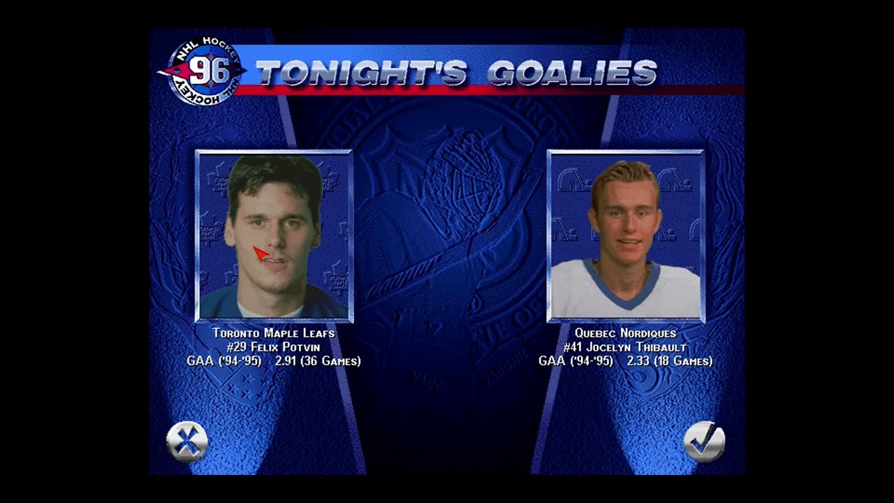 EA Sports NHL '96 - All-star Exhibition QUE 0 v TOR 8 | Another Blue-on-Blue - Toronto vs Quebec