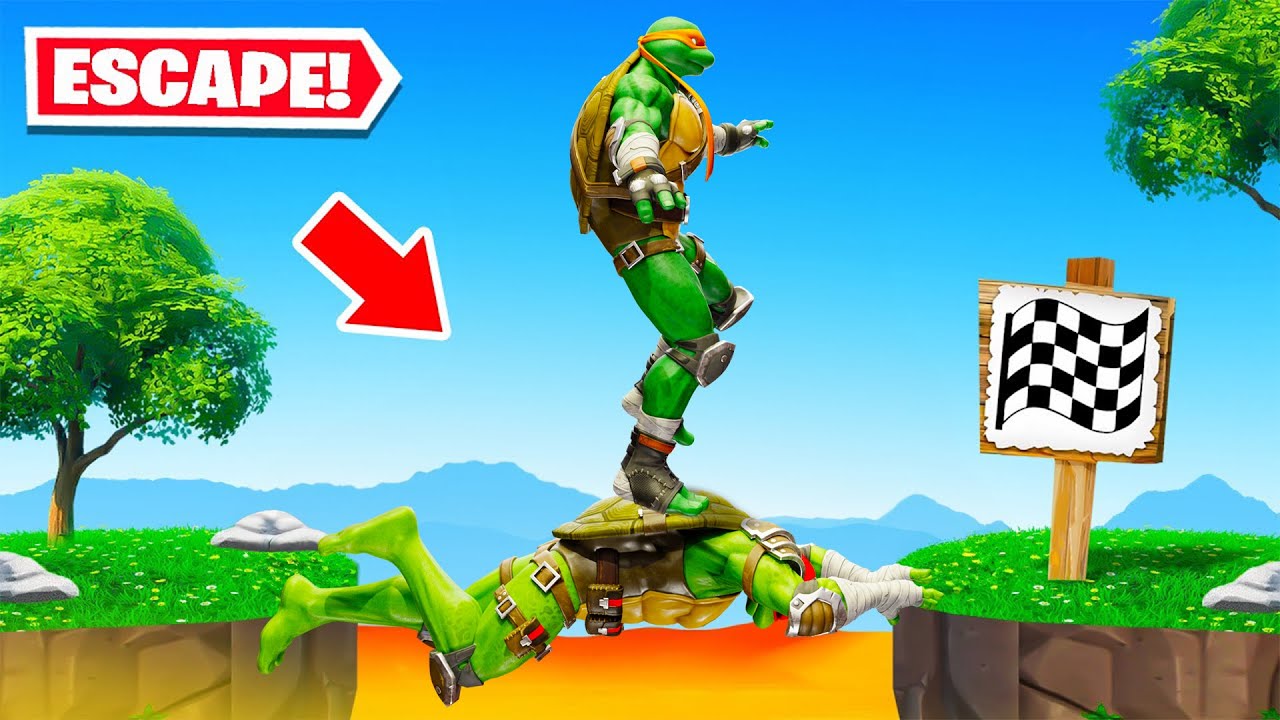 20 Level NINJA TURTLE ESCAPE um Loot in Fortnite!