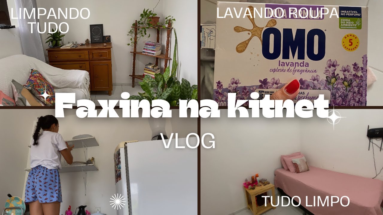 Primeira Faxina Pesada do Ano na Minha Kitnet 🧹 Morando Sozinha