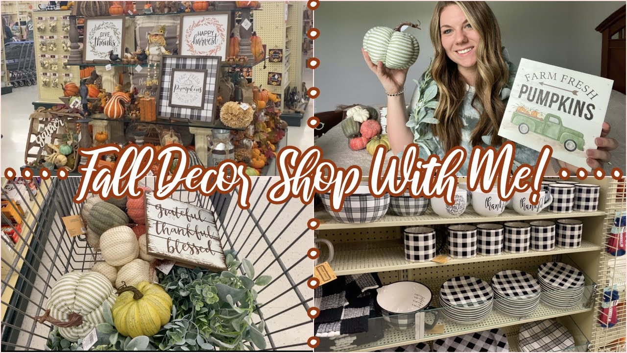 FALL DECOR SHOP WITH ME 2020! HOBBY LOBBY | TJMAXX | DOLLAR TREE | Destiny Phillips