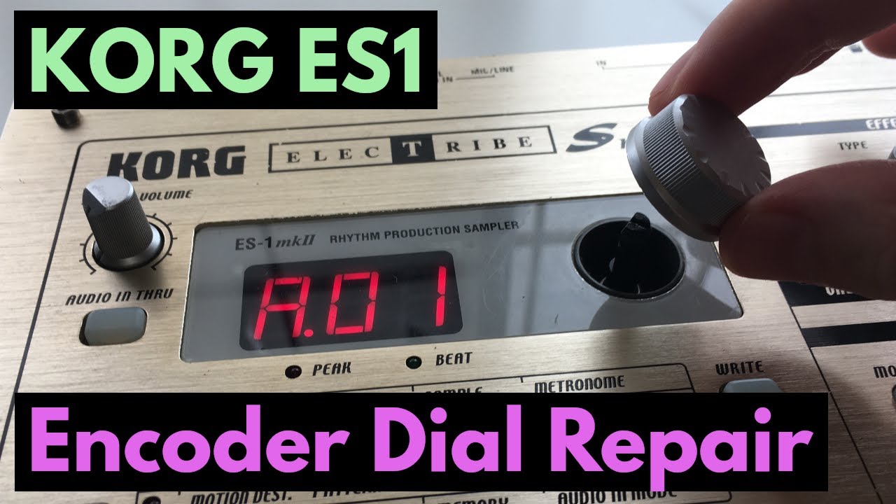 Korg Electribe Sampler - Encoder Dial Repair
