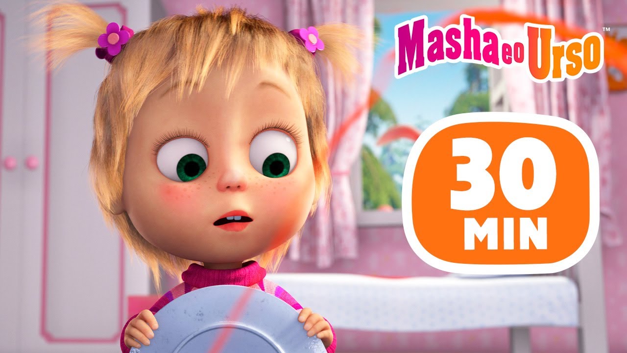 Masha e o Urso 👱‍♀️🐻 🤗 A Masha É Que Sabe 👶🐇 Desenhos animados ⚡ 30 minutos