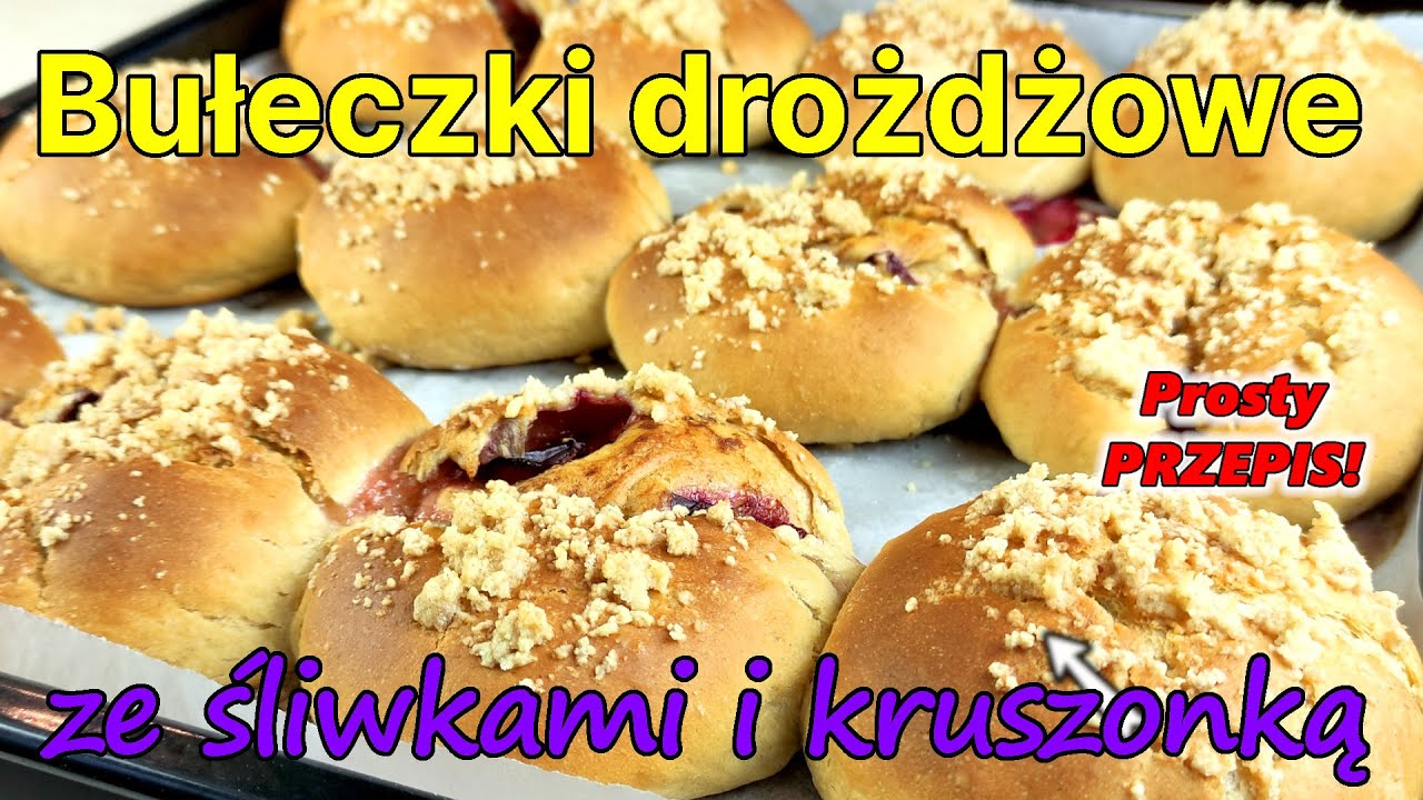 Najlepszy przepis na BUŁECZKI ze śliwkami i KRUSZONKĄ -Pyszny deser - Zamiast JAGODZIANEK - 370