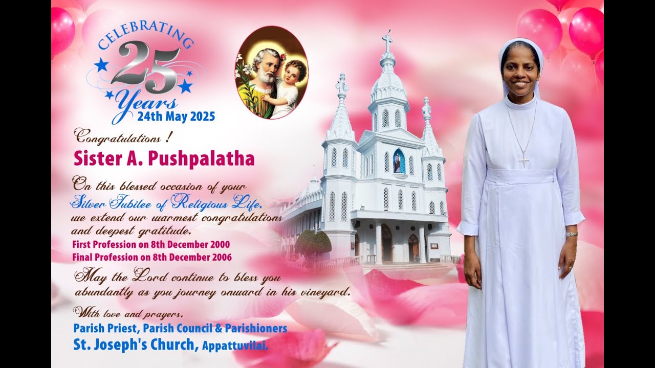 Sr. A. Pushpalatha Sliver Jubilee Function
