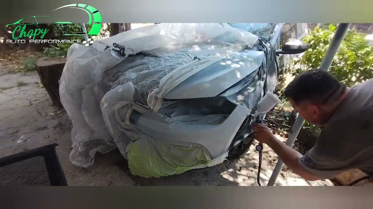 Polo nuevo chocado de frente 