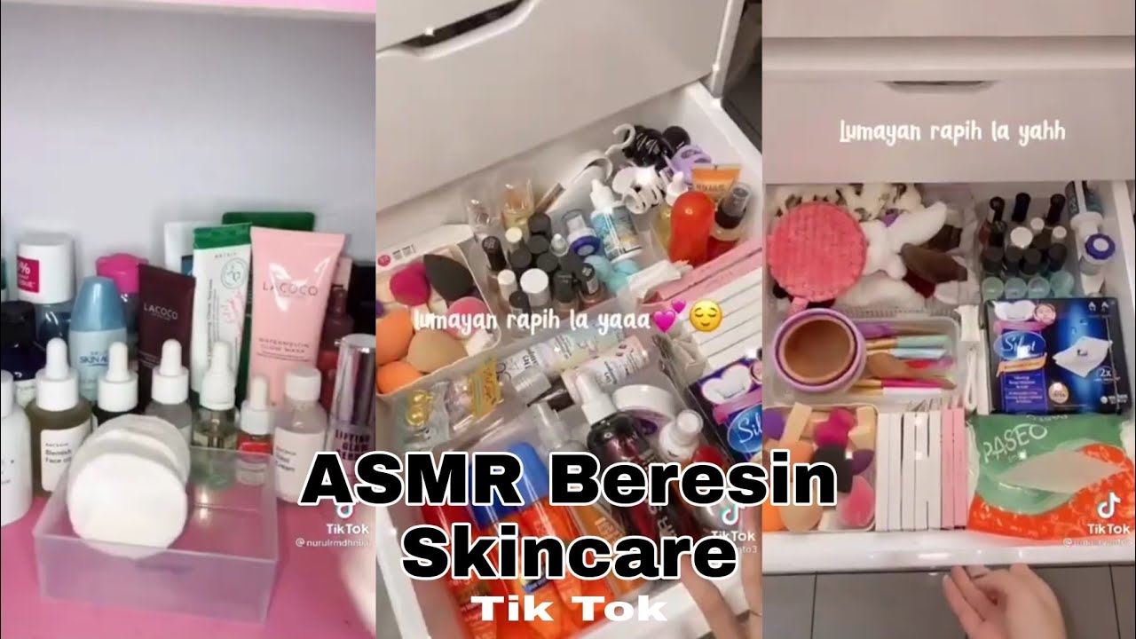 ASMR Beres-beres skincare |Tik Tok|