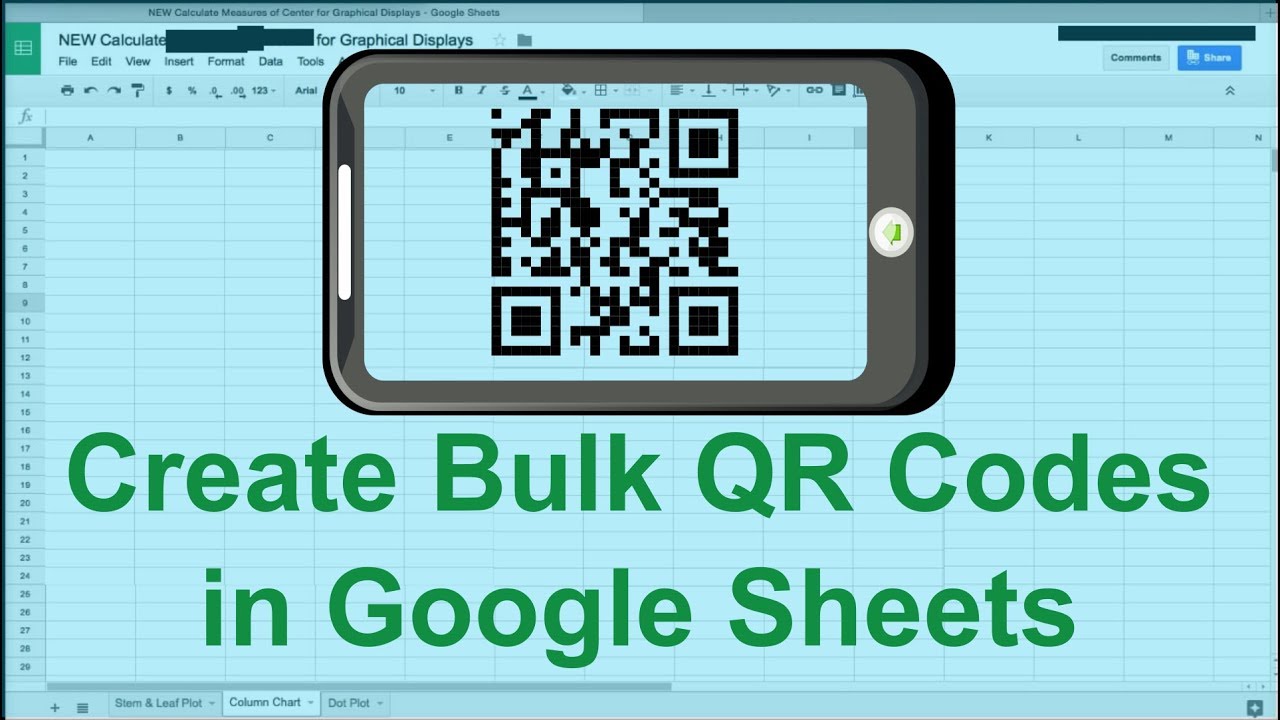 Create Bulk QR Codes in Google Sheets